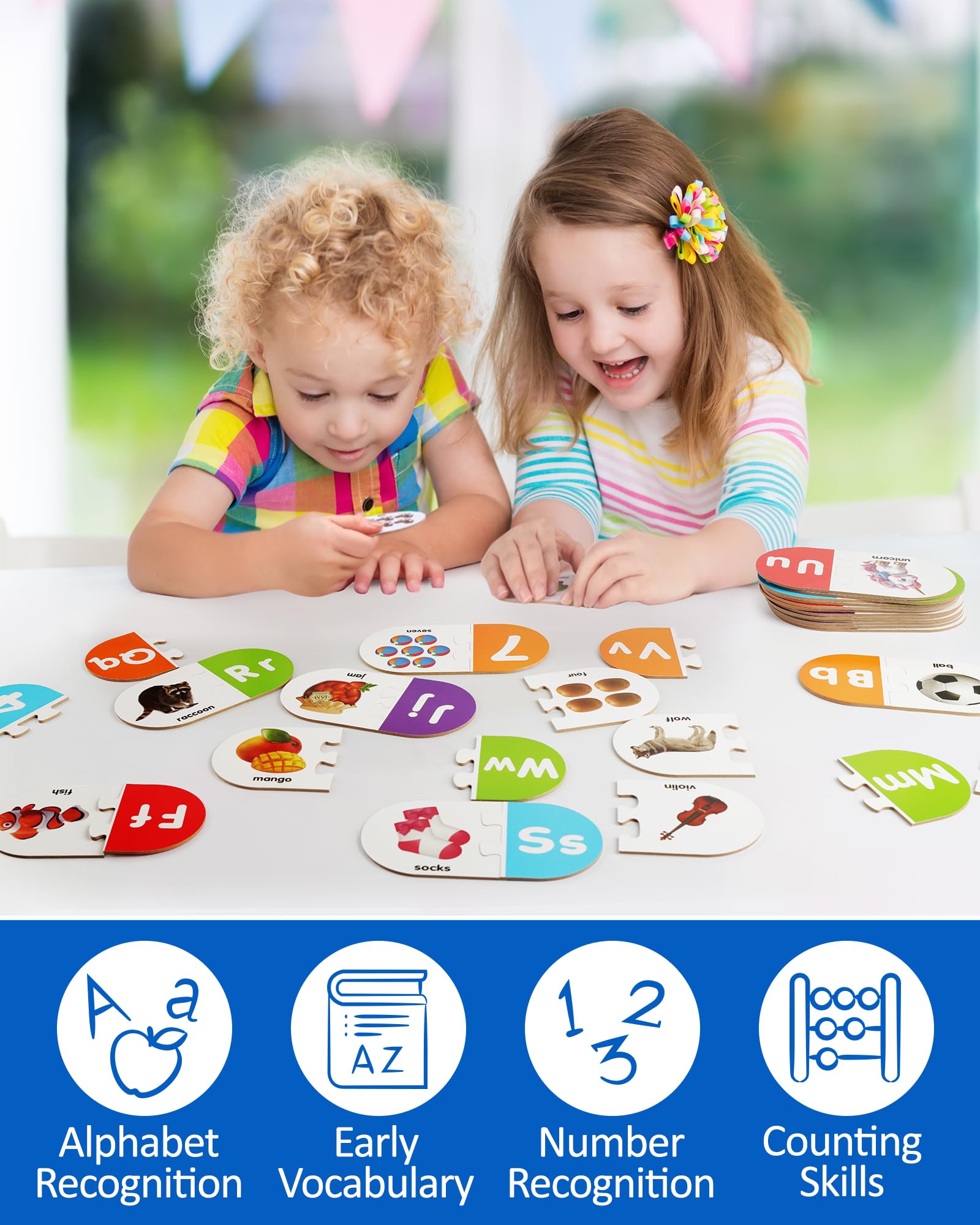 Coogam ideal for homeschool or kindergarten activities to boost early literacy.