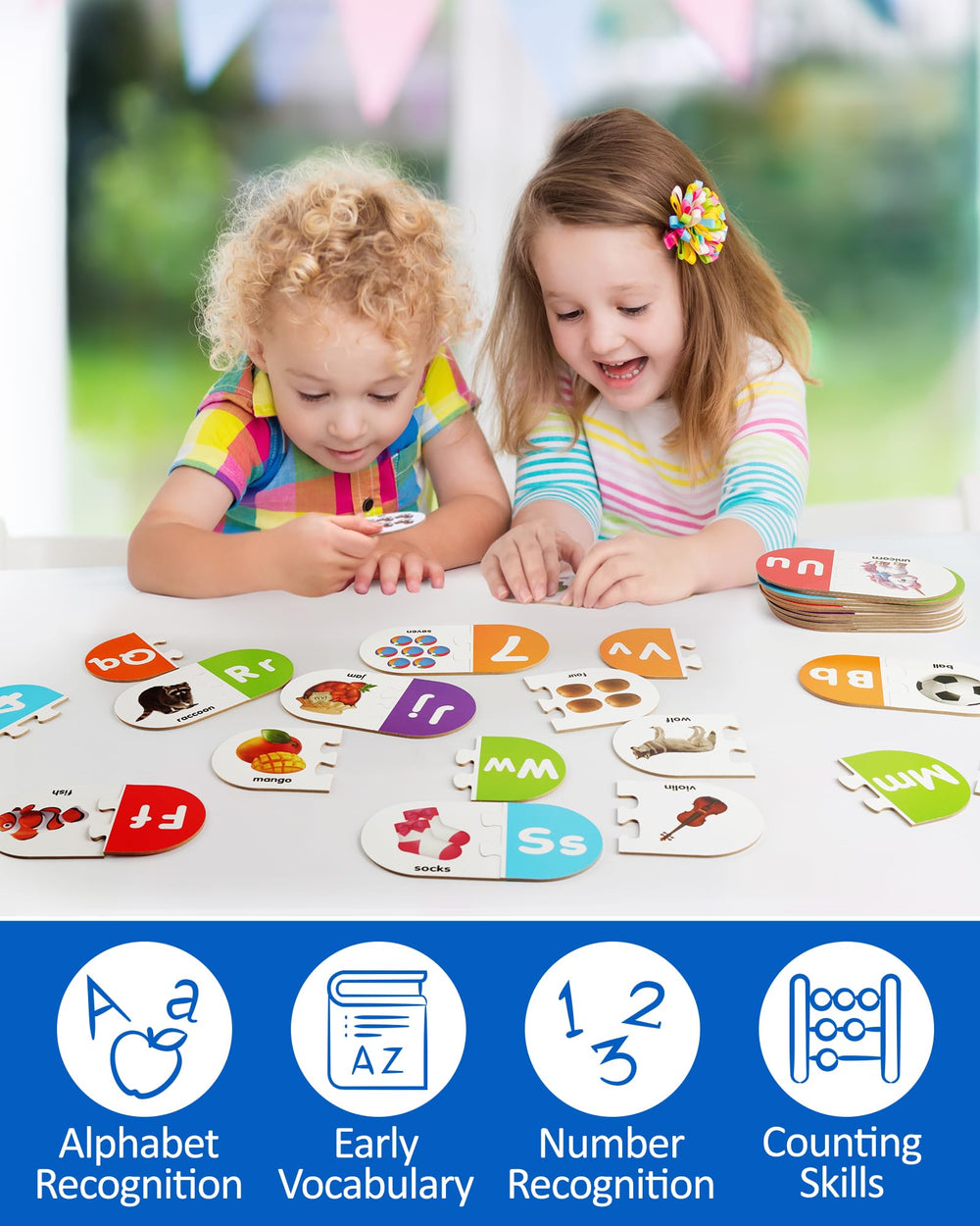 Coogam ideal for homeschool or kindergarten activities to boost early literacy.