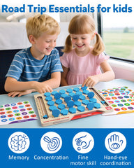 Lightweight, compact travel toy that fits in a bag for trips.