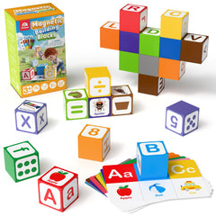 Coogam magnetic alphabet blocks support early literacy through hands-on play