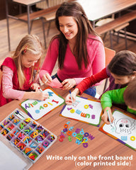 Coogam magnetic board with letters ready for classroom activities
