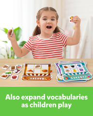 Coogam magnetic sorting toy board fosters imaginative play and fine motor skills.