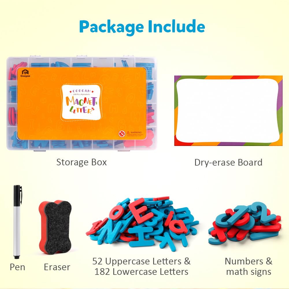 Coogam marker and eraser included for on-the-go note taking.