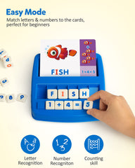 Coogam matching letter game dice invite hands-on letter sound exploration.