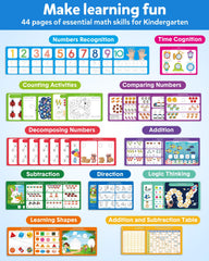 Coogam math counting activity page for early numeracy skills