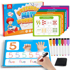 Coogam math learning book cover with bright illustrations for young learners