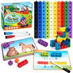 Coogam math manipulatives cubes pack for hands-on counting and early math exploration.