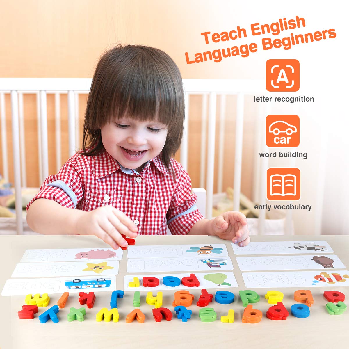 Coogam matte-finish flashcards showing durable, kid-friendly edges