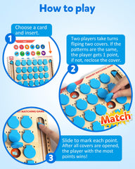 Coogam memory card sets showing 12 themes for varied educational play.