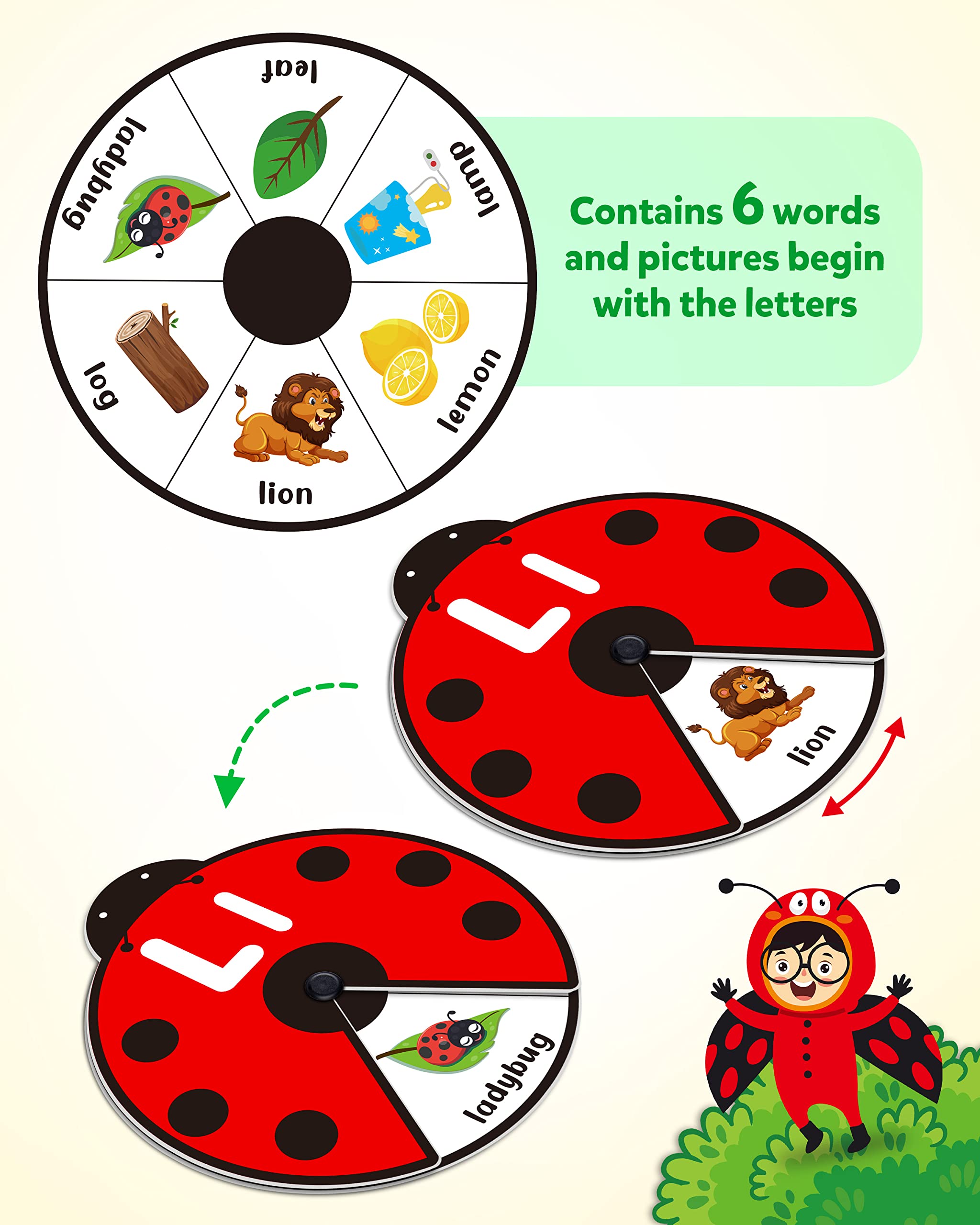 Coogam number cards spin to explore numbers and words in a playful format.