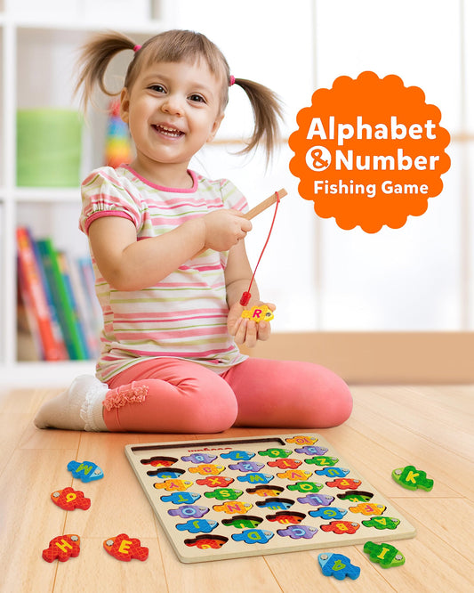 Coogam number fishes help preschoolers practice counting and number familiarity.