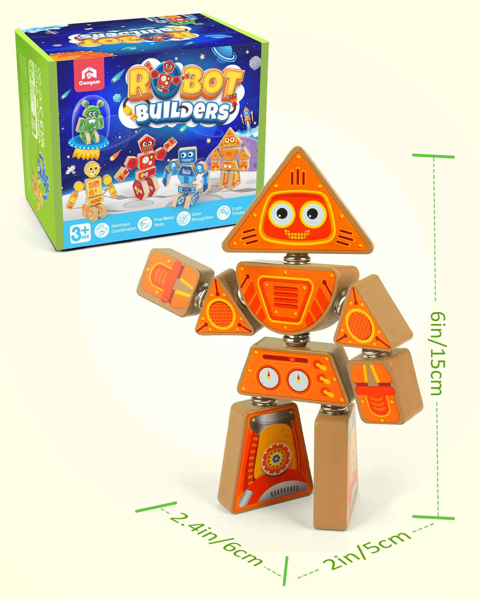 Coogam portable robot kit fits into a backpack for on-the-go learning.