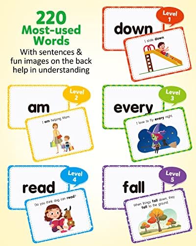 Durable laminated flashcards resist spills and wipe clean after use.