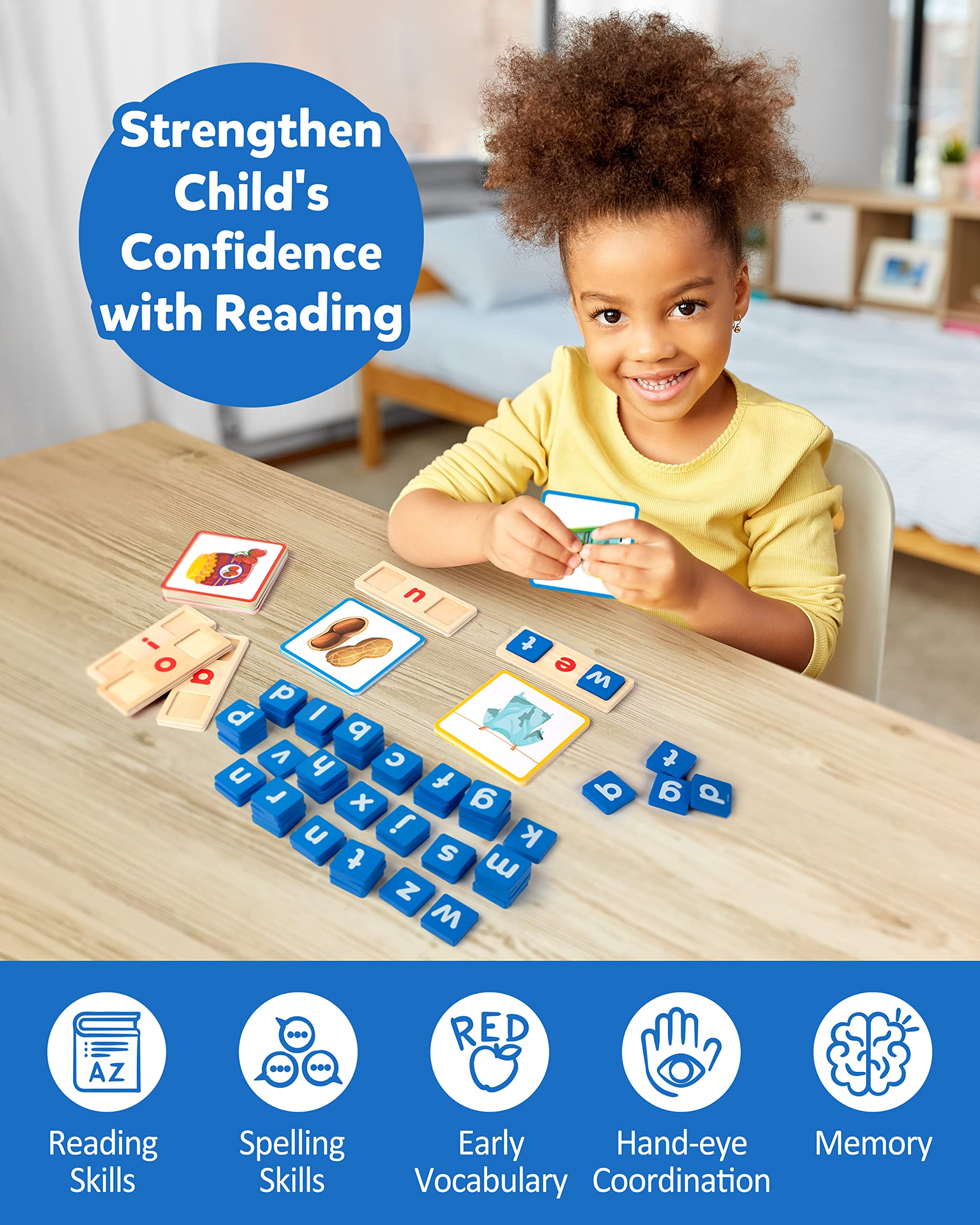 Coogam smooth-edge-linden-wood ensures safe, splinter-free play.