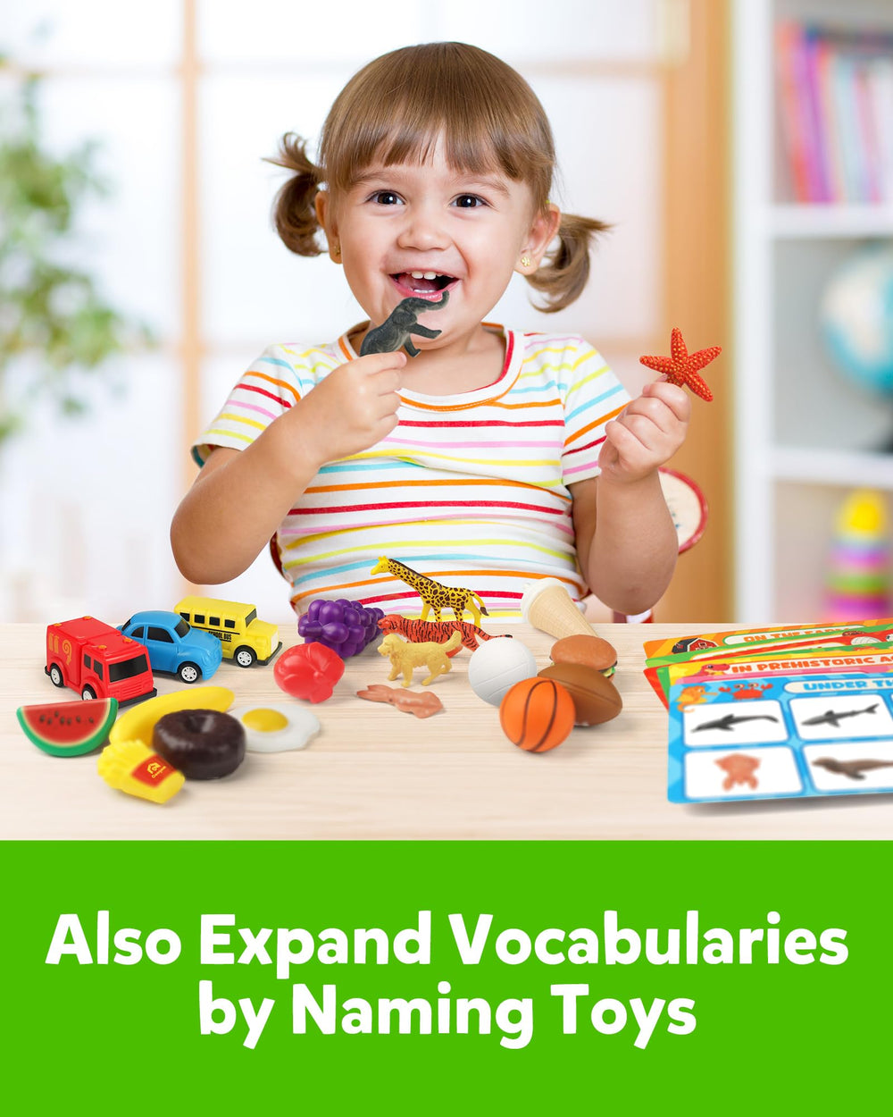 Coogam Sorting Toy with fruits aids memory and sequencing in bright pieces