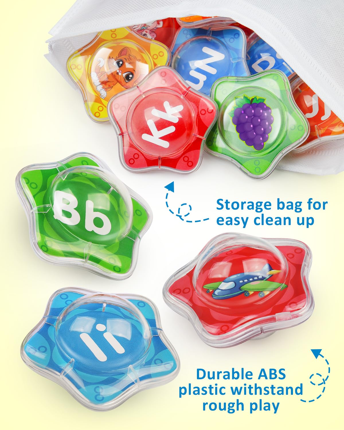 Coogam Starfish bath-toys in tub illustrate versatile play for in-water adventures.
