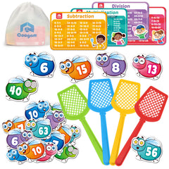 Coogam Swat the Fly Cards box front for engaging home math practice.