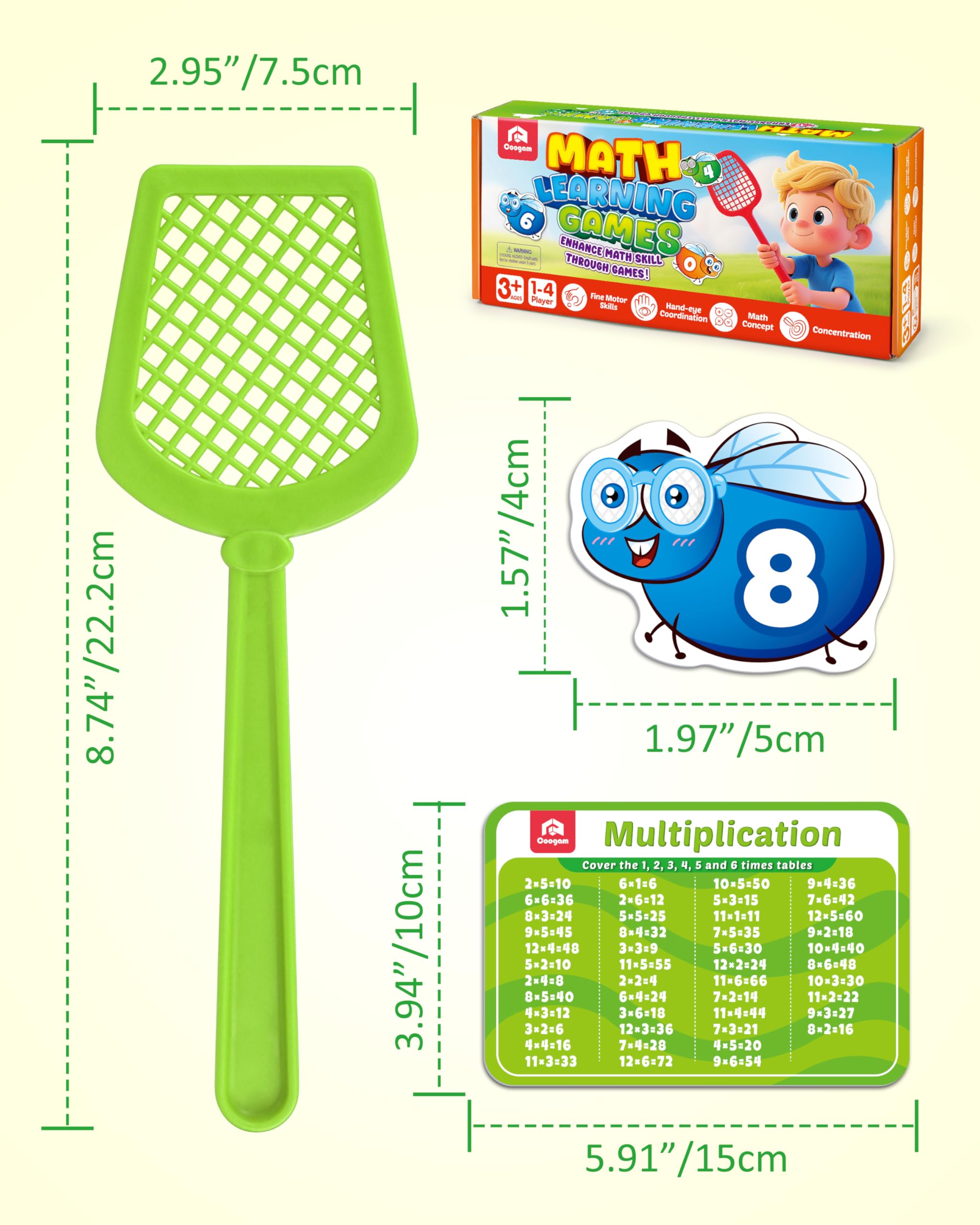 Perfect educational gift for holidays or birthdays with Coogam's math game.