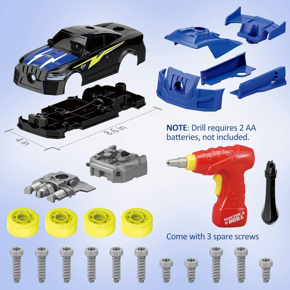 Coogam Take Apart Racing Car made with durable ABS material for safe play