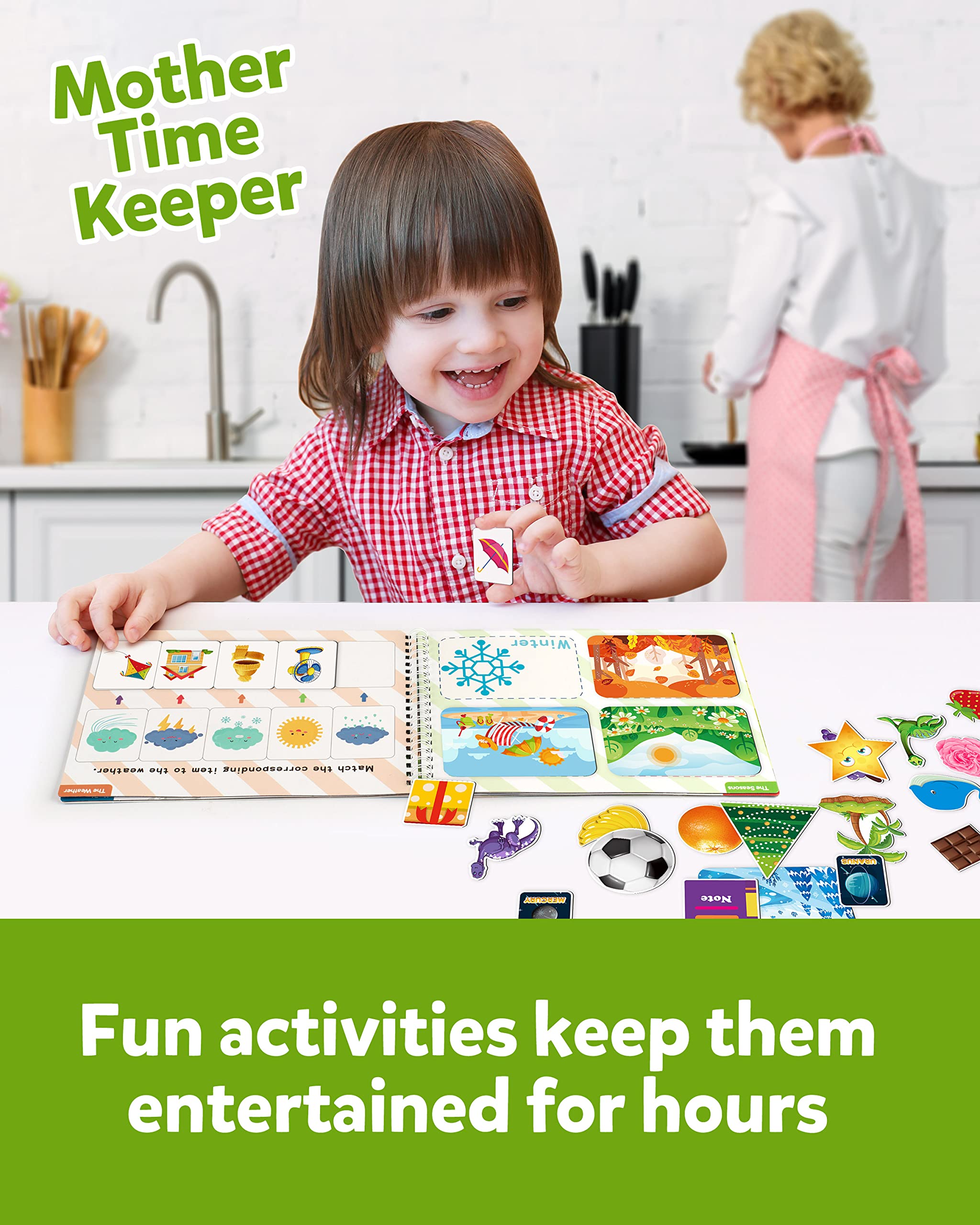 Coogam thick laminated pages ensure durability during repeated play.