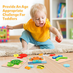 Coogam toddler puzzle gift for preschool learning and imaginative play.