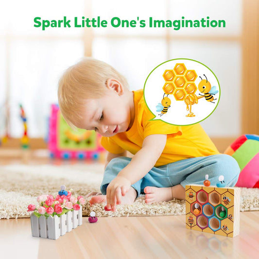 Coogam tweezer grip practice supports precise hand-eye coordination during play.