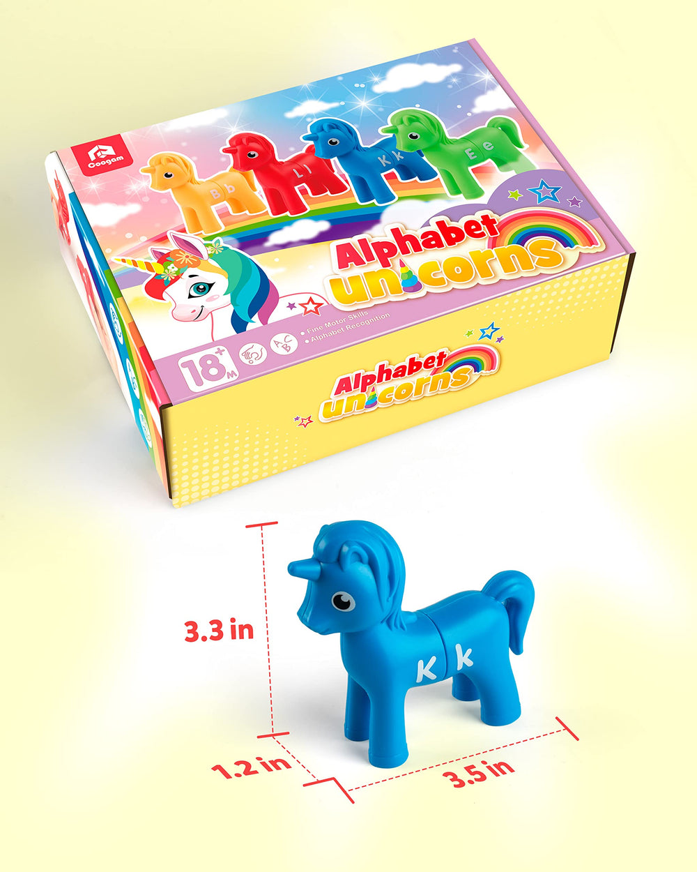 Coogam unicorns make a thoughtful gift for preschool learning