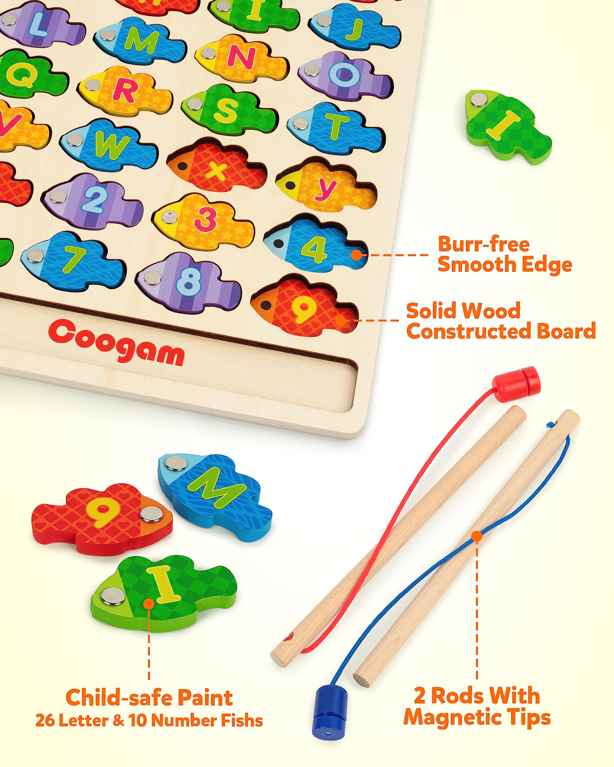 Coogam water-based paints resist fading during repeated use.