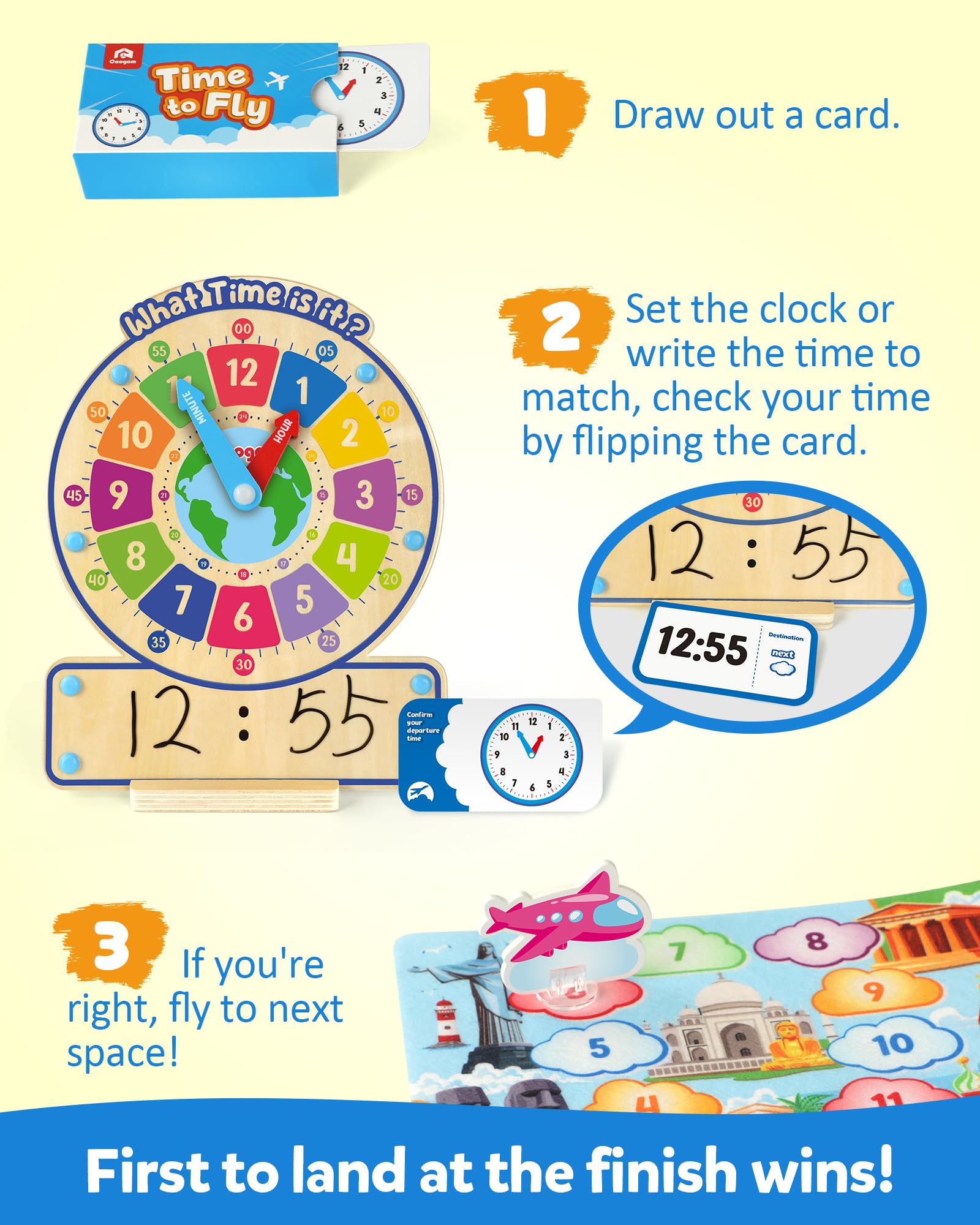 Coogam dry-erase cards encourage handwriting practice during lessons.