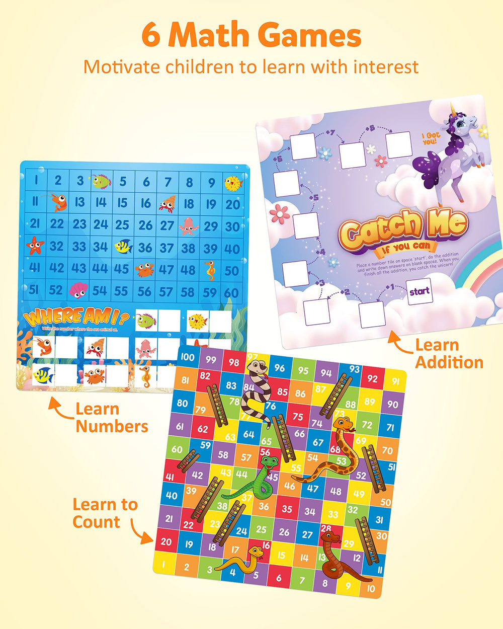 Coogam wooden dice pair for simple addition and subtraction exploration