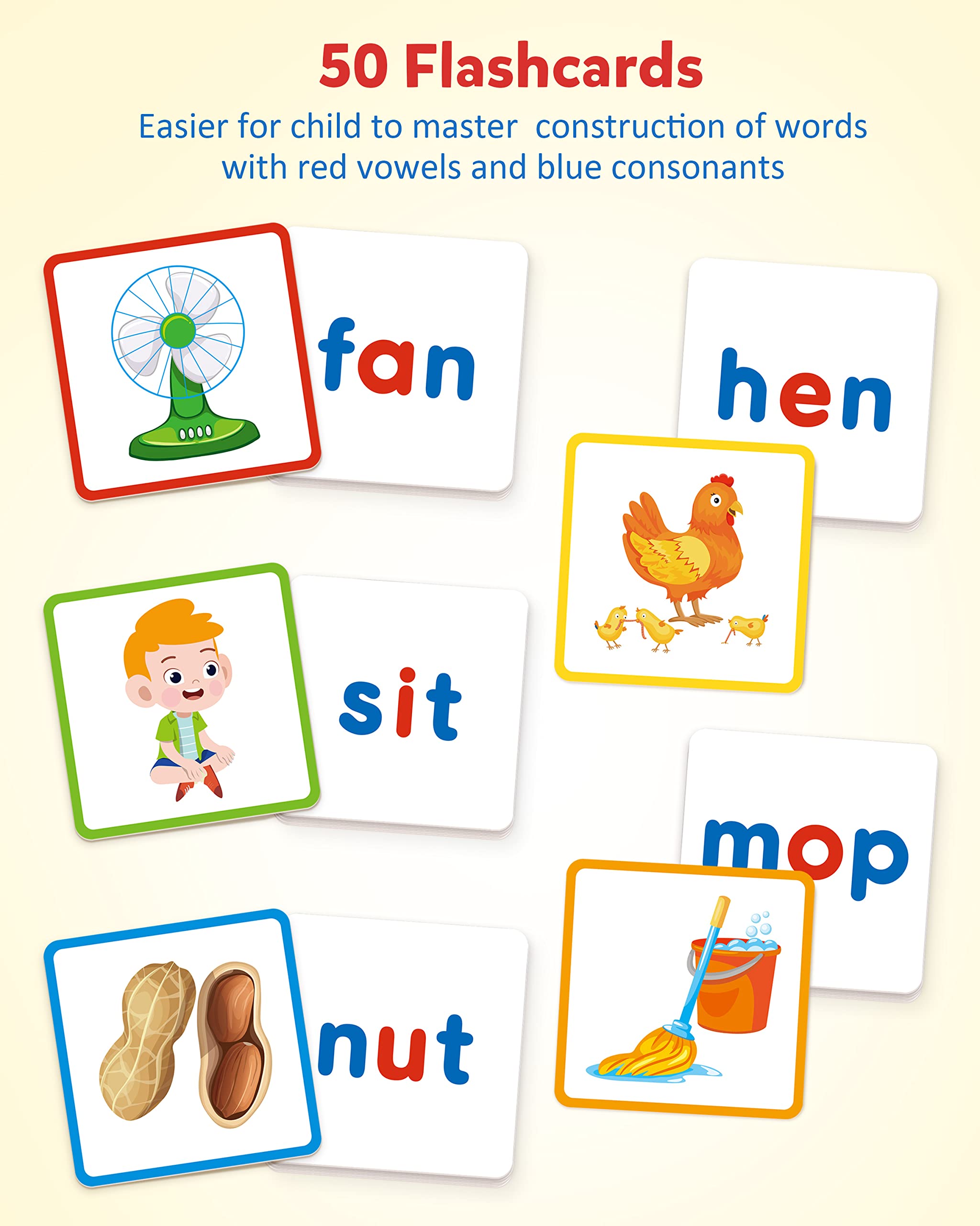 Coogam wooden-spell-boards help kids blend sounds in a tactile activity.
