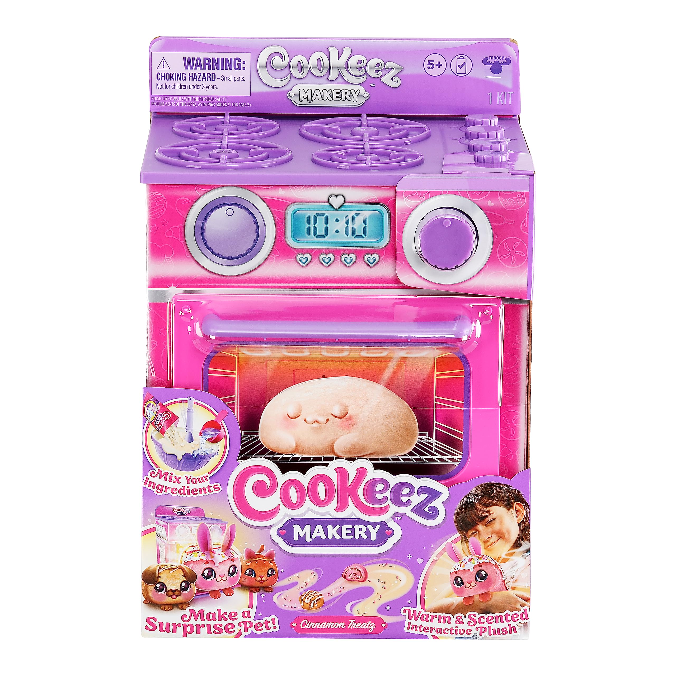Recipe box and card provide simple steps for young bakers