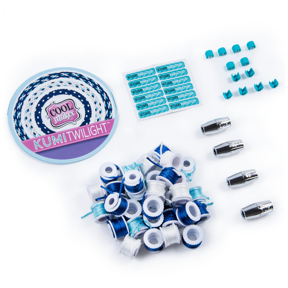 Cool Maker Mini Fashion Pack shows 128 spools for vibrant bracelet designs