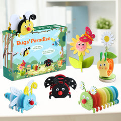 Coola Craft Kit for Kids dragonfly felt animal encourages storytelling and hands-on crafting.