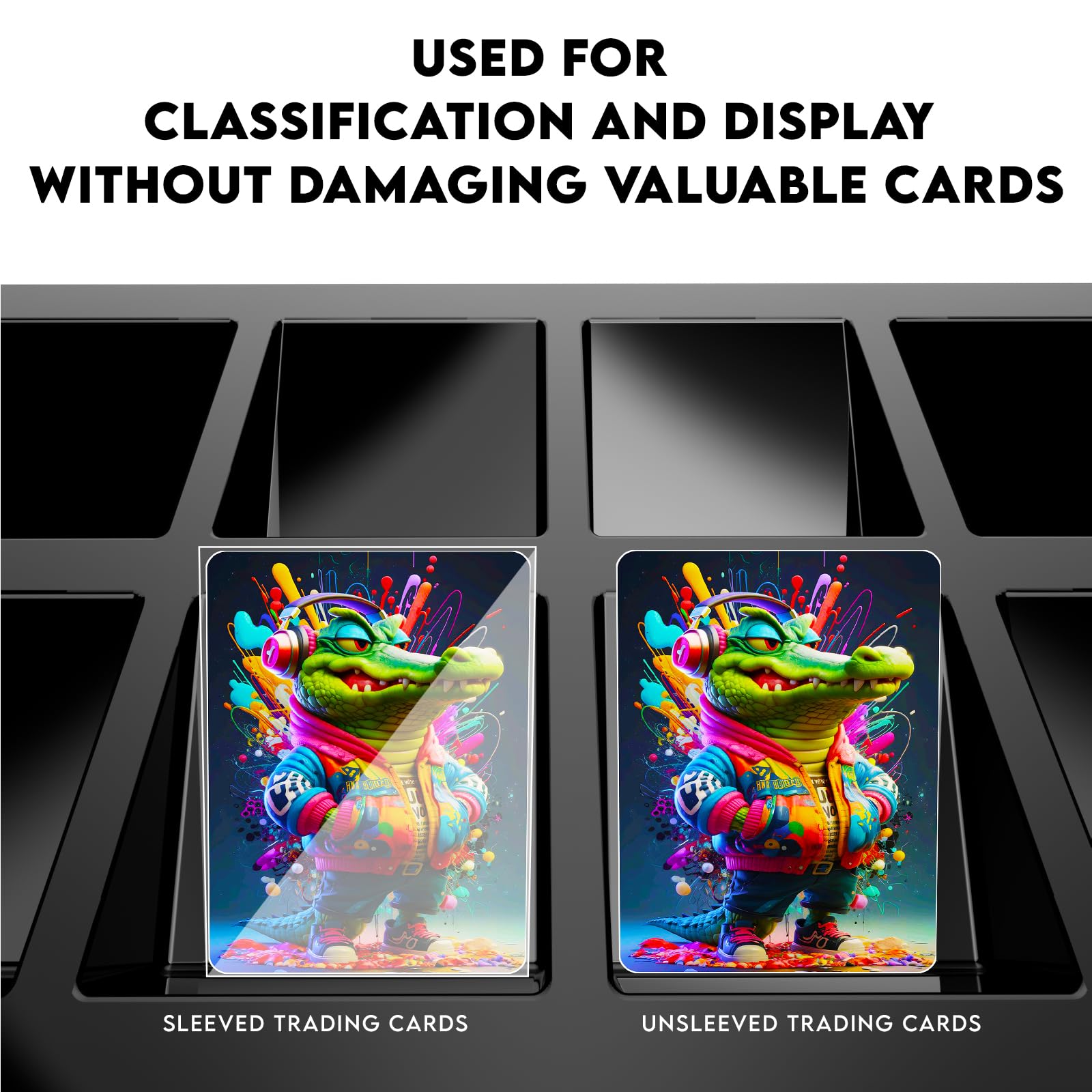 Coolbyl Card Sorting Tray ideal for collectors and vendors seeking neat storage.