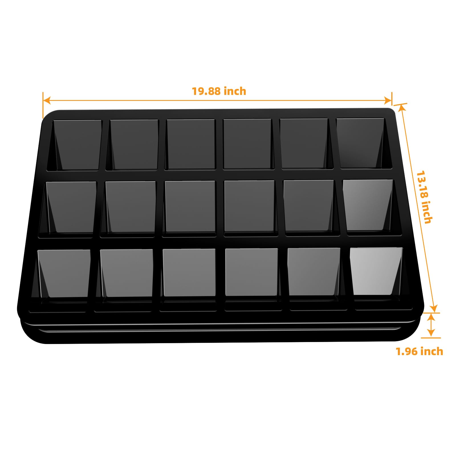 Coolbyl Card Sorting Tray stackable design saves desk space for busy environments.