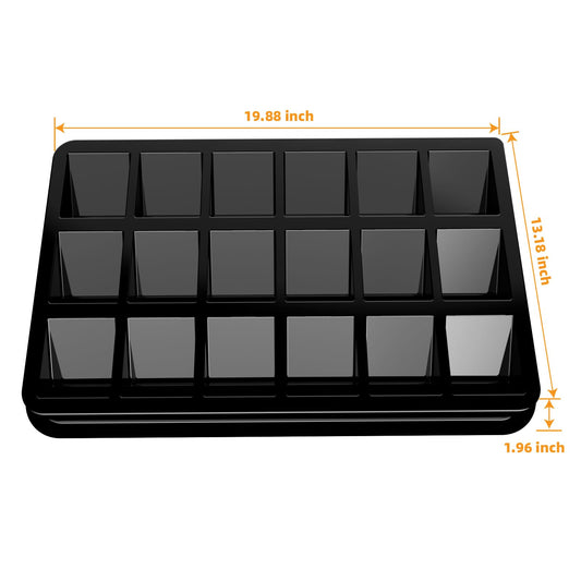 Coolbyl Card Sorting Tray stackable design saves desk space for busy environments.