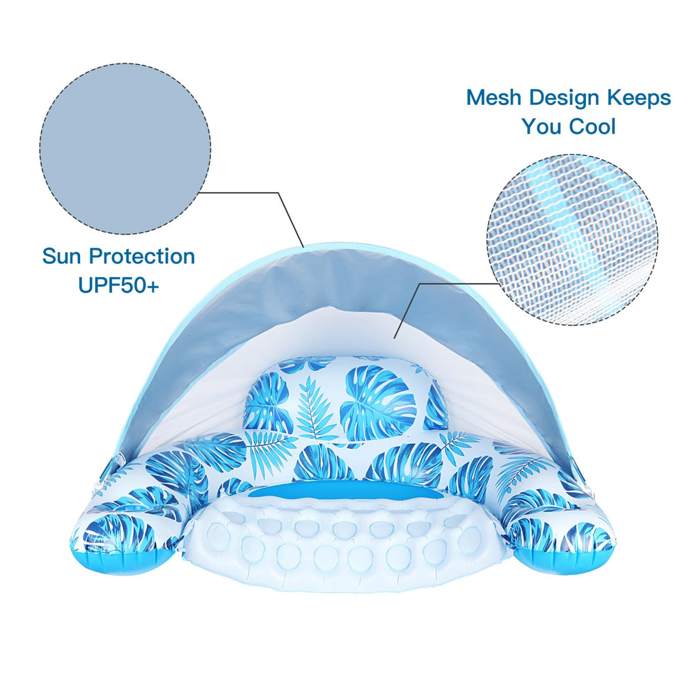 Color box packaging included with COOLCOOLDEE pool float set