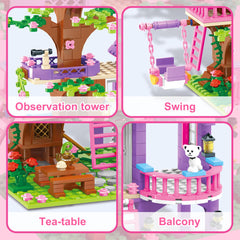 Cooldele Tree House Building Set step-by-step instructions simplify assembly