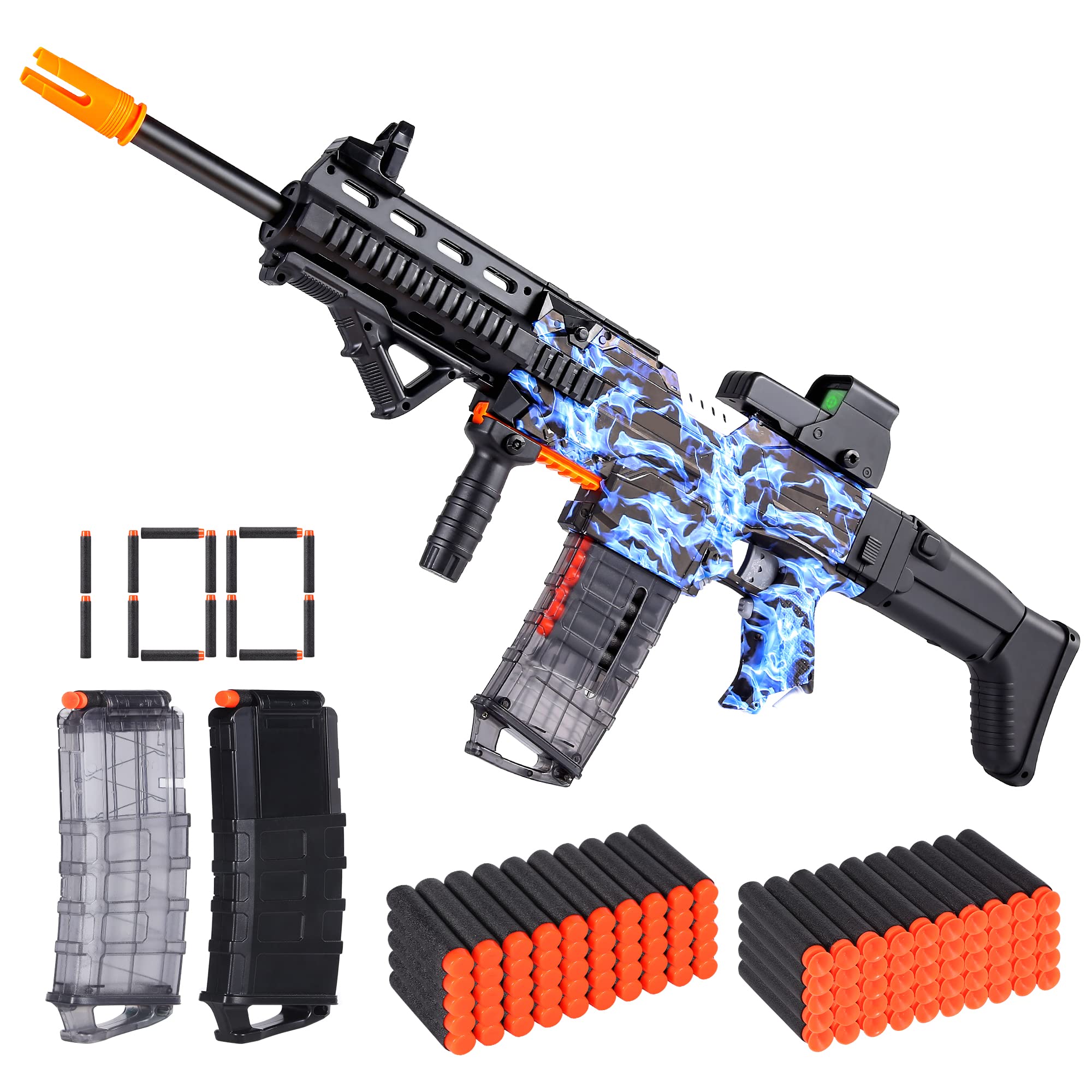 COOLFOX toy gun with DIY assembly for faster, upgradeable shooting experiences.