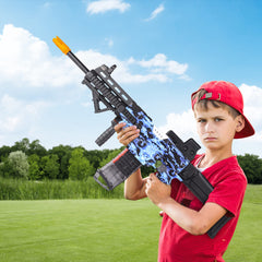 COOLFOX long-range foam blaster reaches 30–50 feet for outdoor games.