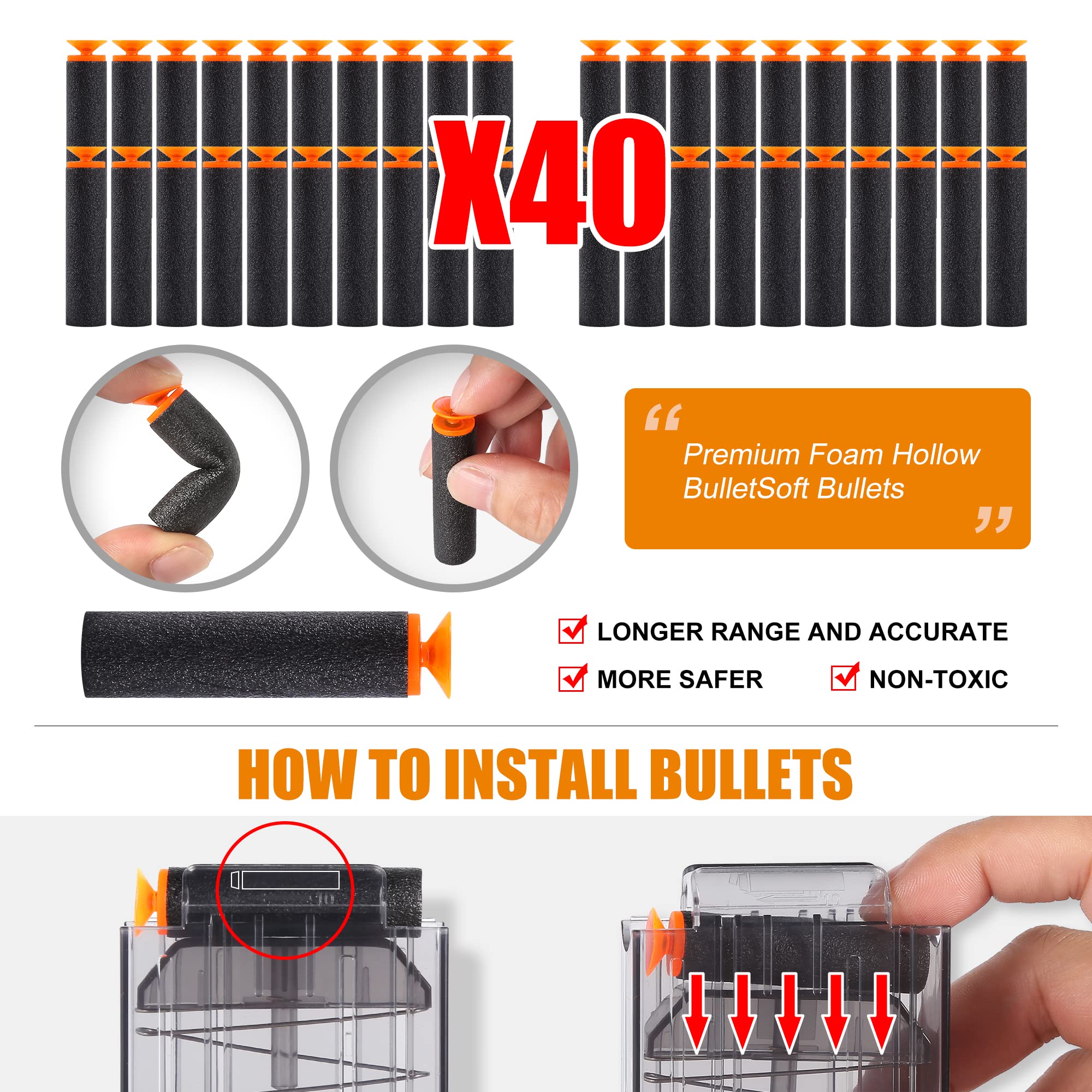 COOLFOX safety-focused design with hollow foam darts for lightweight use