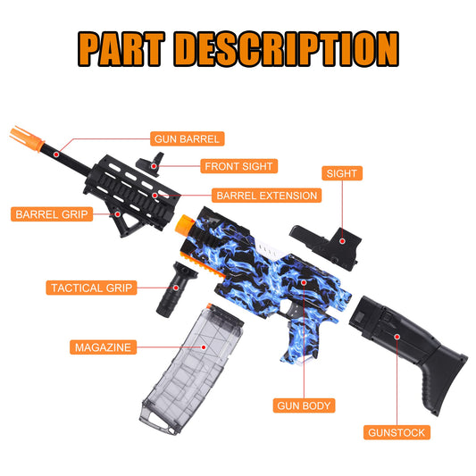 COOLFOX two bullet shapes with suction plate for wall targets and action play.