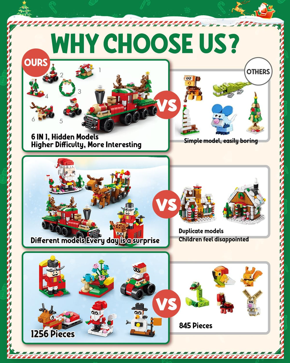 Cooltune Advent Calendar 2025 bricks pack supports daily creative construction.
