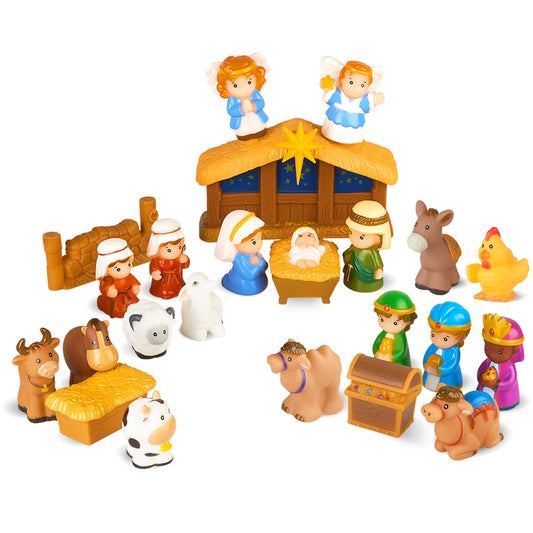 COOLTUNE nativity set baby Jesus figure for gentle storytelling and play