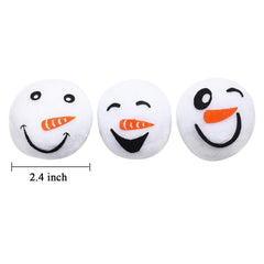 Cooraby snowman ball face style 2 designed for gentle indoor toss games.