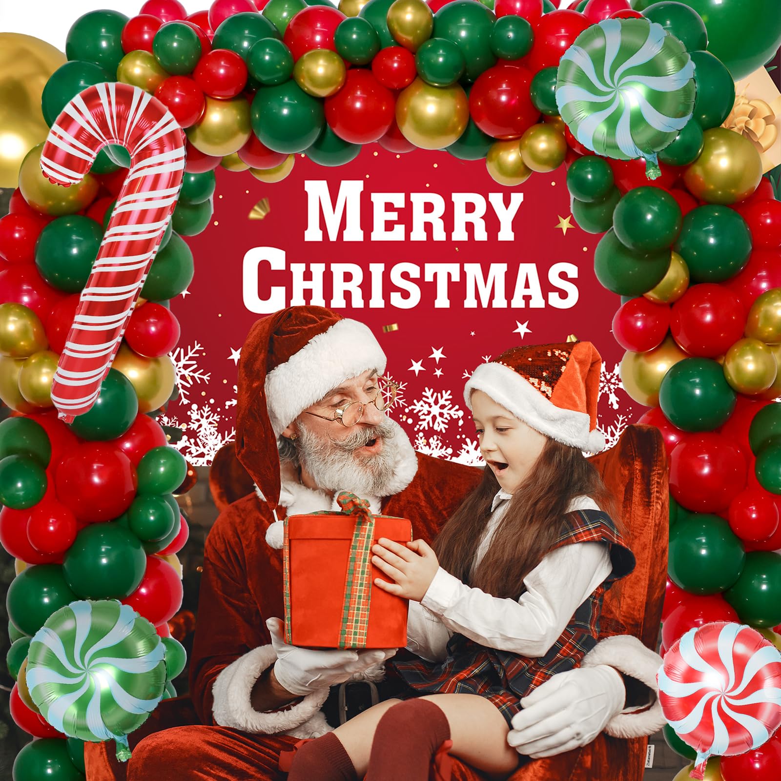 Coosilion 18in green balloon highlights focal accents in your Christmas decor.