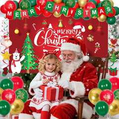 Coosilion Happy Christmas banner facilitates quick decor setup