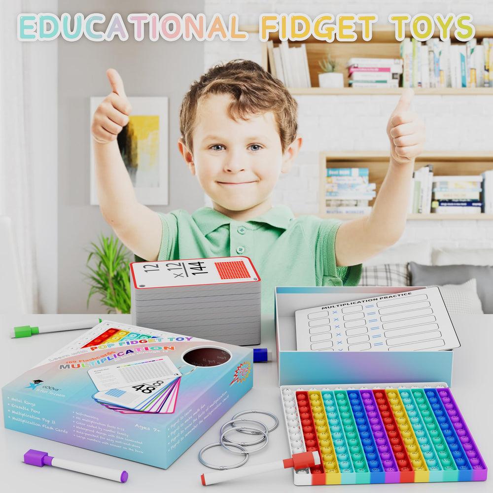COOVA pop fidget chart included for interactive self-checking and fast feedback