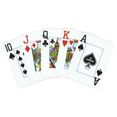Copag 1546 black and gold card backs for stylish table presence.